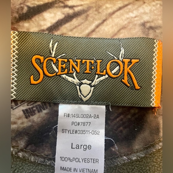 Scent-Lok full season velocity camo jacket size L. Like new. - Picture 7 of 10